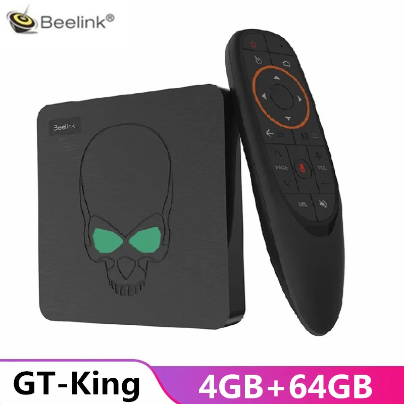 Beelink GT King Smart Android 9.0 TV Box Amlogic S922X 4GB 64GB 2.4G Voice Control 5.8G WiFi 1000Mbps Set Top Support 4K | Электроника
