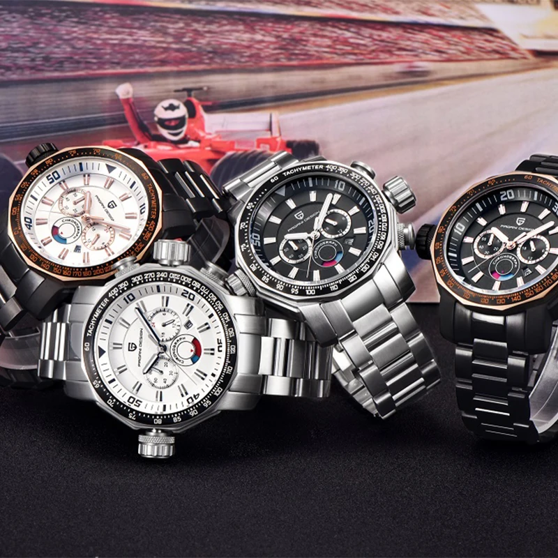 

PAGANI DESIGN Luxury Brand Men's Quartz Watch Casual Fashion Sports Waterproof Sports Fitness Military Watch Relogio Masculino