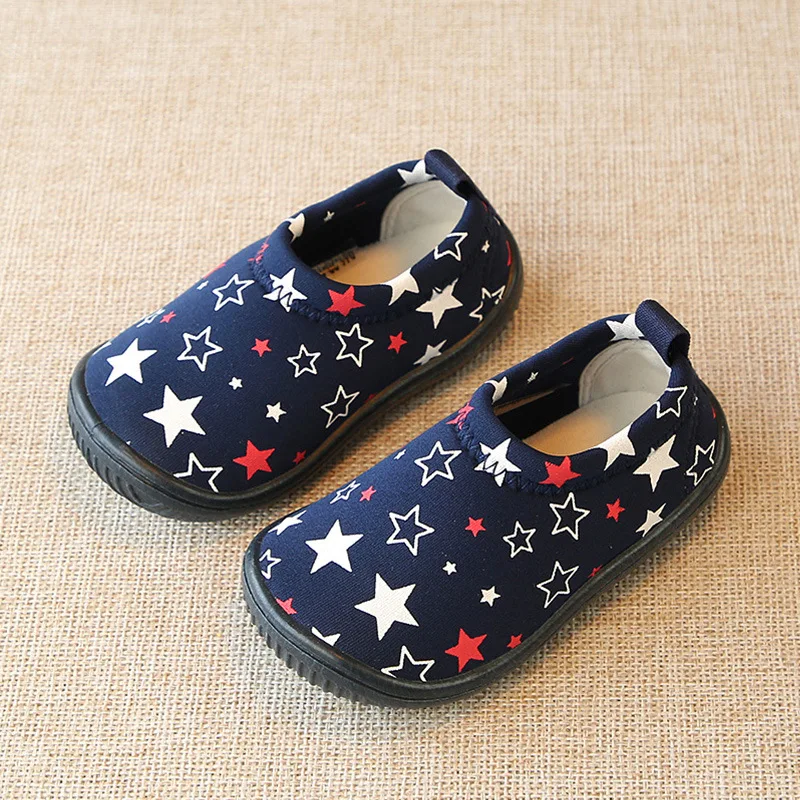 Весенняя детская парусиновая обувь новая Брендовая повседневная с принтом