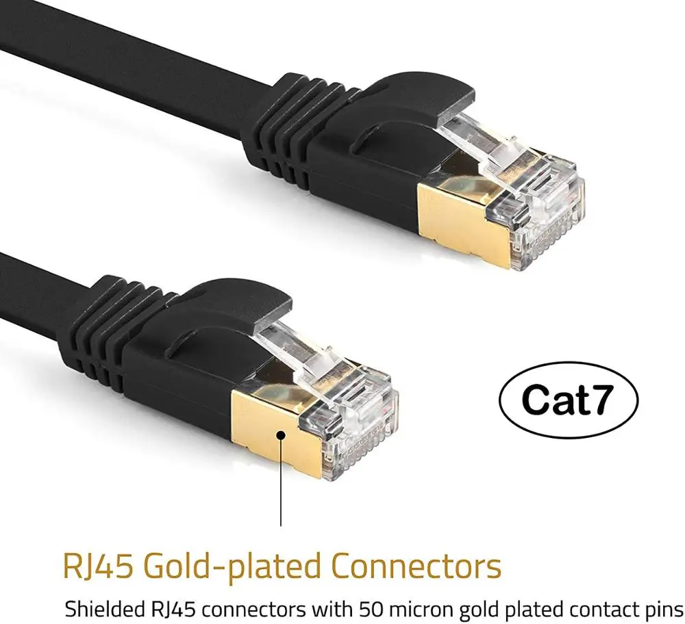 Сетевой Ethernet Кабель Cat 7 RJ45 сетевой кабель Cat7 UTP для интернет сети плоские патч