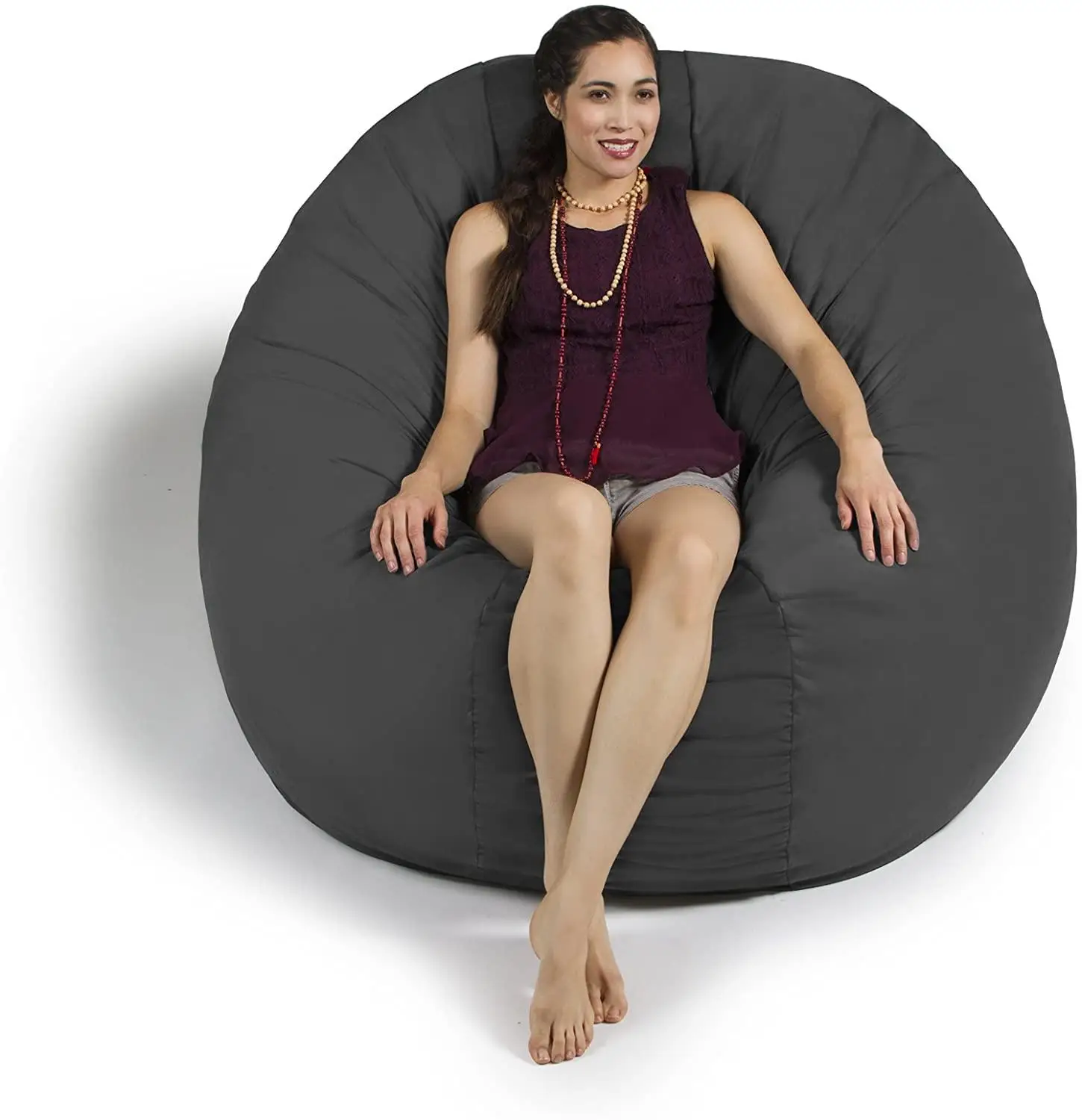 

Dropshipping Giant 4' Memory Foam Furniture Bean Bag Big Sofa with Soft Micro Fiber Cover free shipping