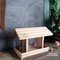 simple bird feeder handmade wooden