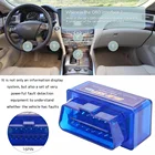 Диагностический сканер OBD2 ELM327 V2.1, компактный автомобильный прибор для считывания кодов, с Bluetooth