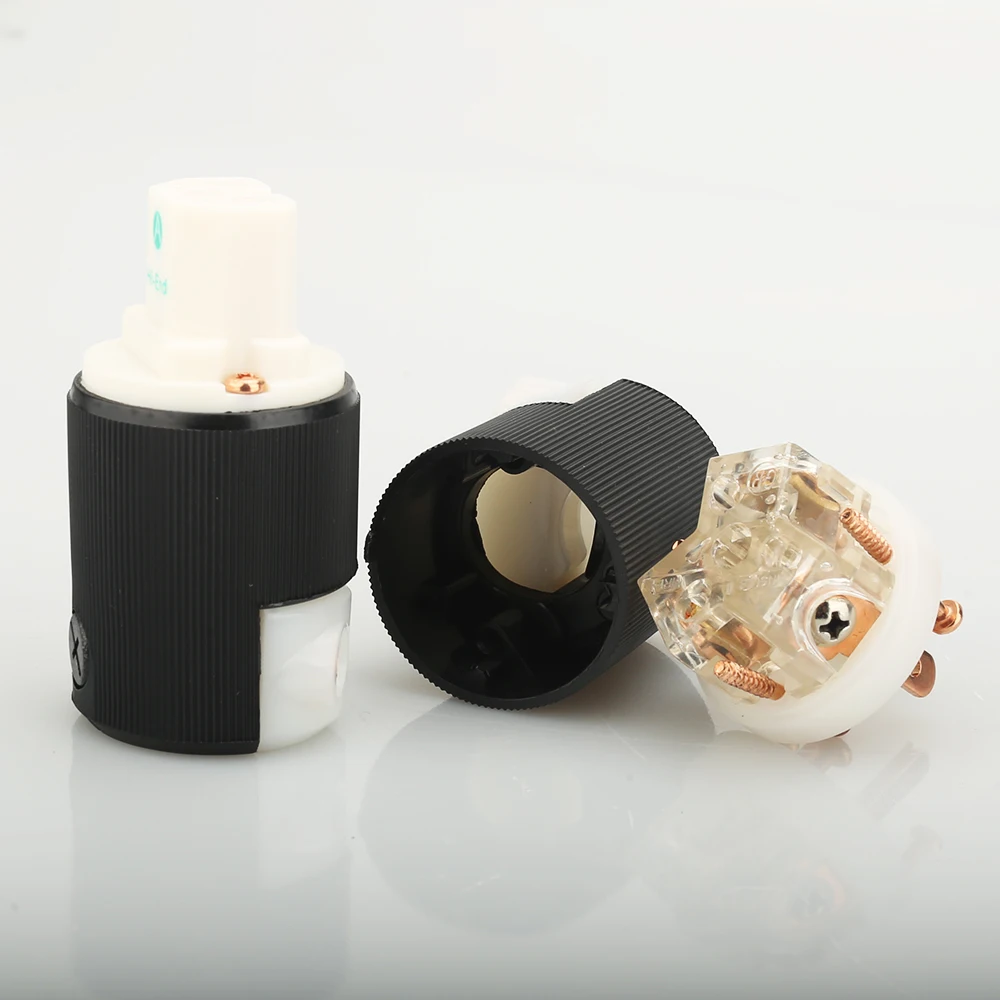 2 пары Hifi аудио покрытые красной медью США Разъем питания+ IEC разъем удлинитель адаптер