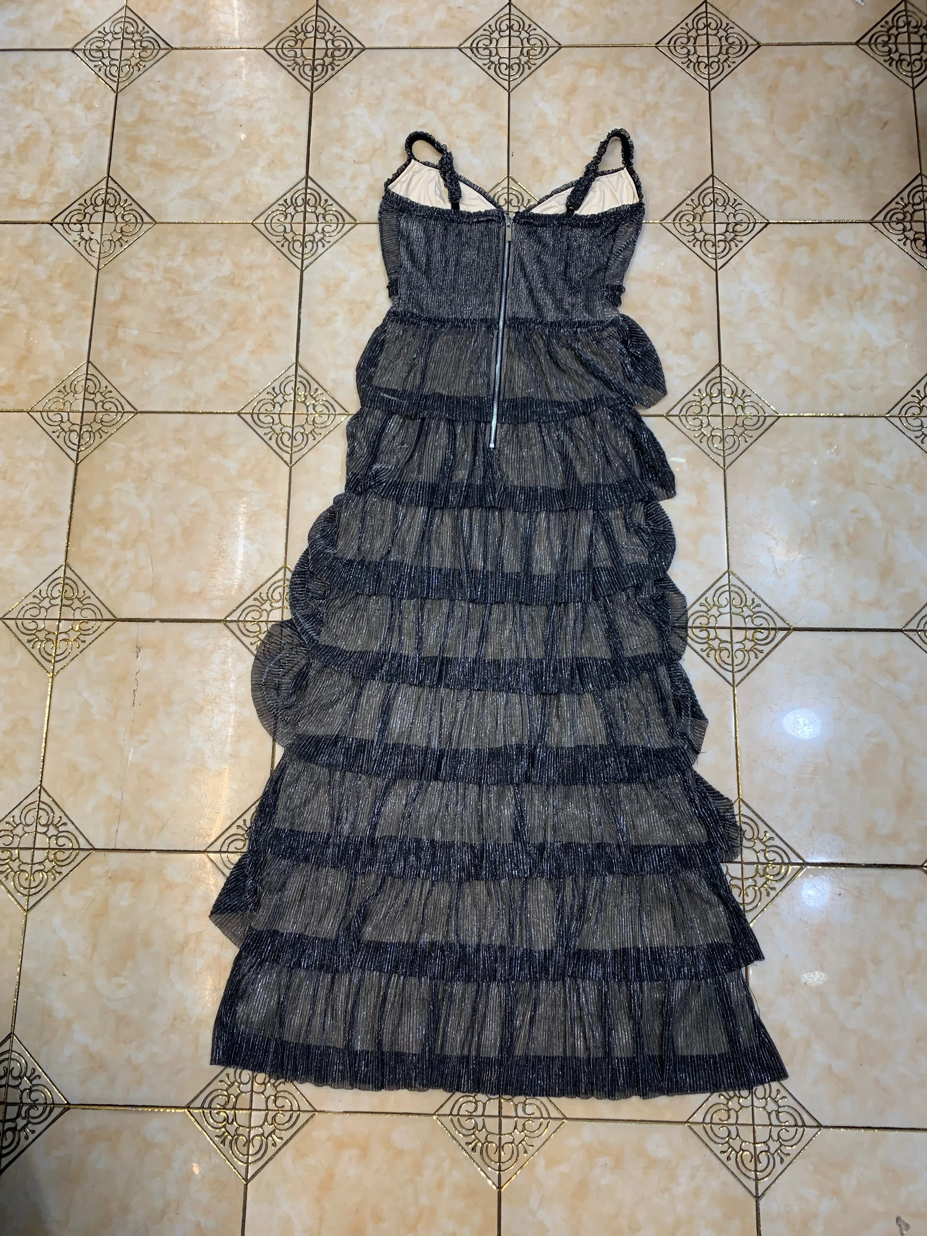 

2021 New Women Elegant Black V-Neck Ankie length Spaghetti Strap Sleeveless Celebrity Evening Party Bodycon Bandage Dress