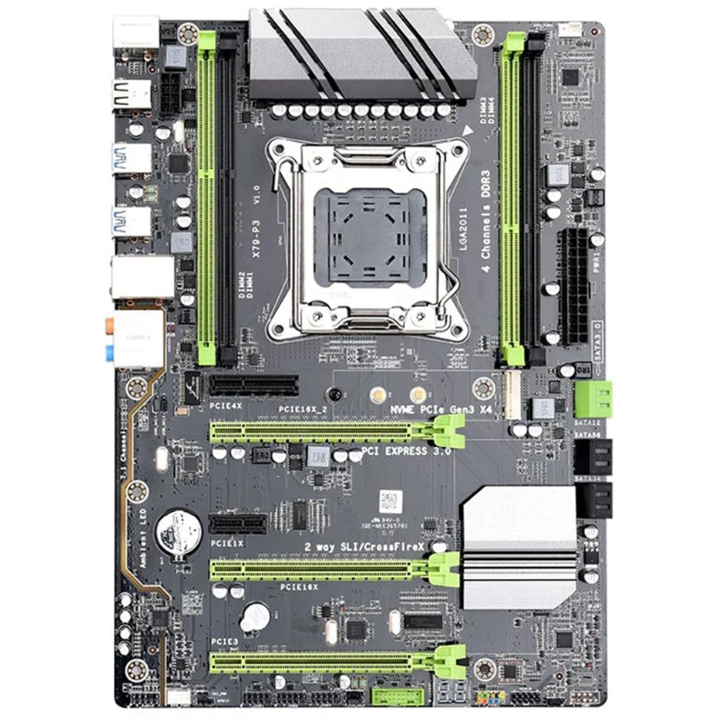 X79 P3 QUAD Channel Deluxe материнская плата по стандарту ATX USB3.0 SATA3.0 LGA2011 игровая