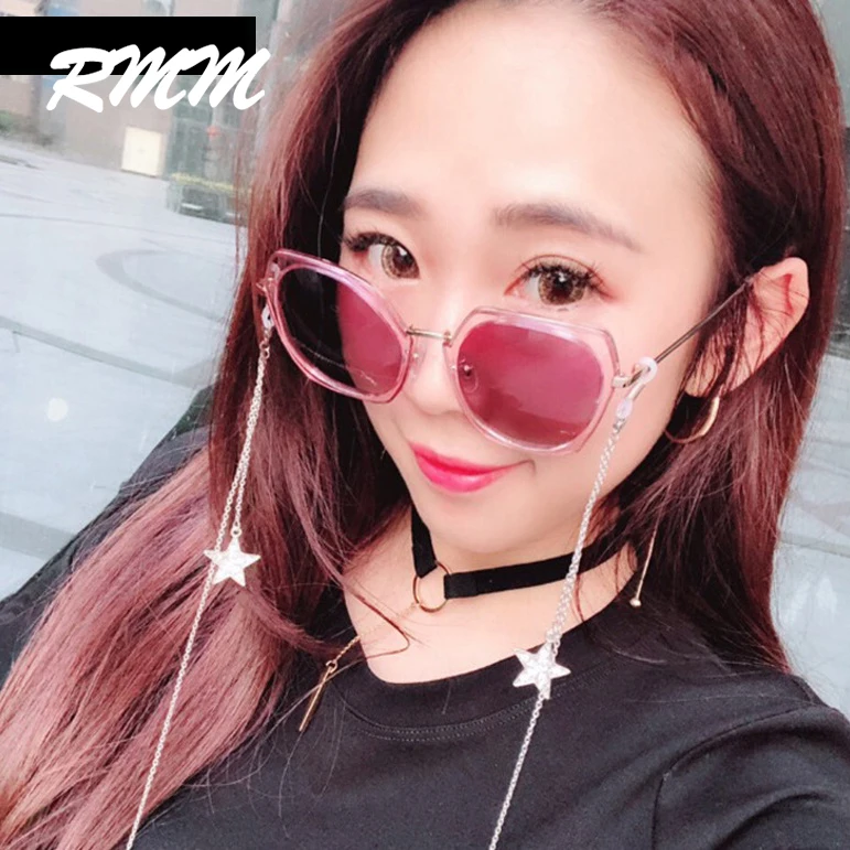 RMM бренд унисекс Роскошная Звезда Женская цепочка для очков модная