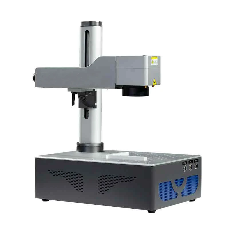 

Metal laser engraving machine portable 20w 30w 50w Mopa gold metal smart color fiber laser marking machine