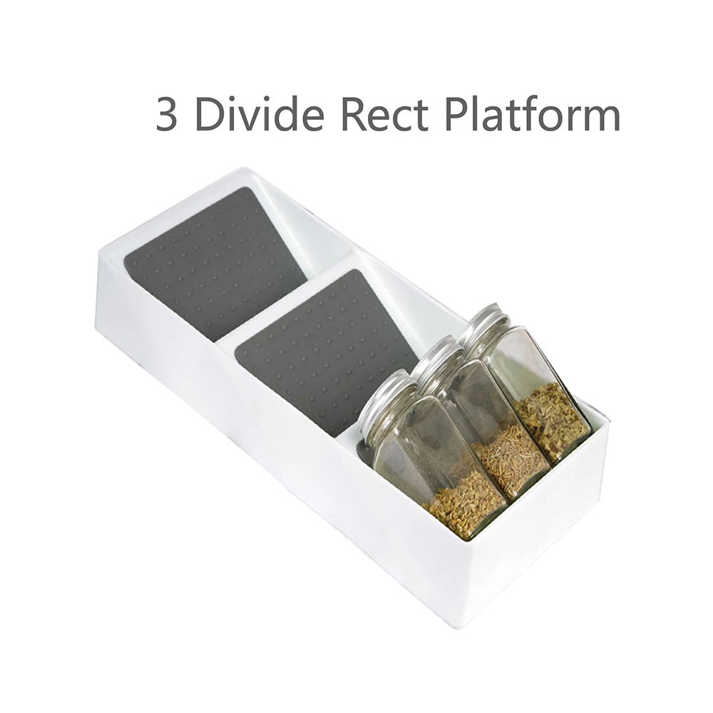 Кухонный Набор для специй пластиковый держатель с выдвижными ящиками Организатор Ящика Органайзер