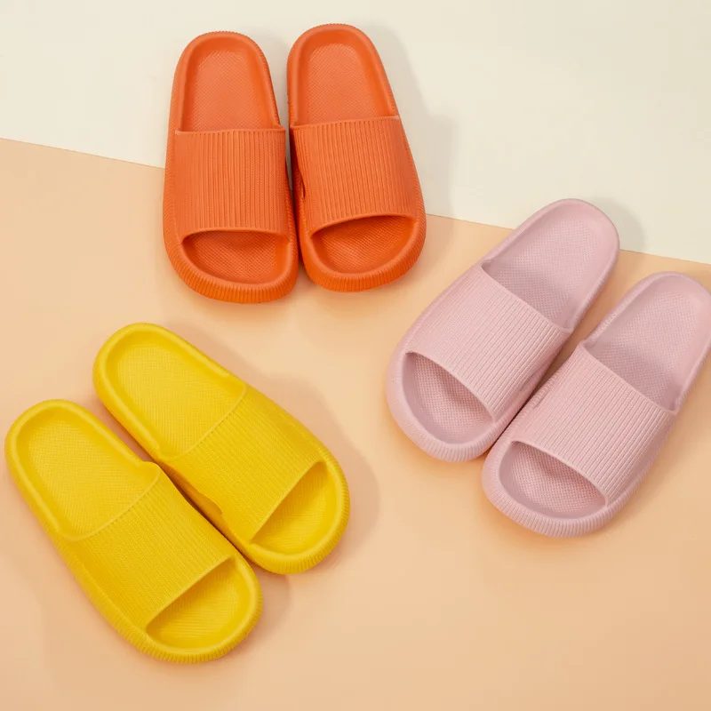 

Women Summer Slippers Beach Slide Sandals Lovers Couple Casual Shoes Words Flip Flops Non-slip Soft Sole Men