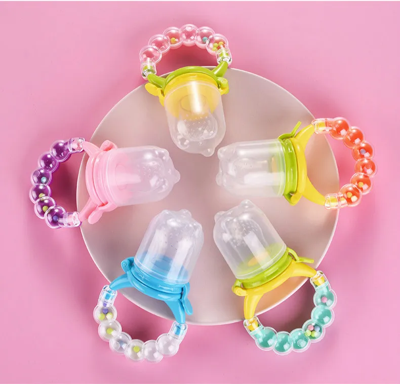 

1Pcs Fresh Food Nibbler Baby Pacifiers Feeder Kids Fruit Feeder Nipples Feeding Safe Baby Supplies Nipple Teat Pacifier Bottles