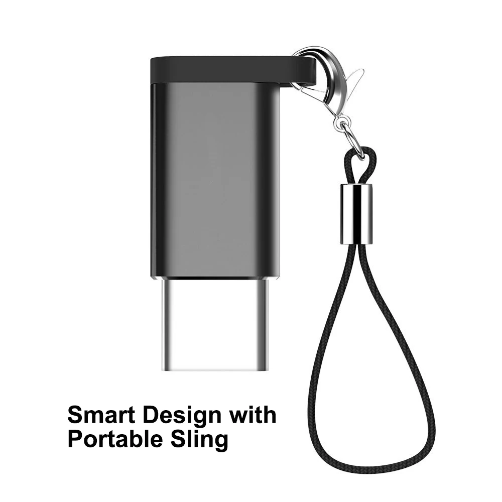 Адаптер PUJIMAX с Micro USB на Type C корпус из сплава разъем для Android TypeC Huawei Xiaomi брелоками