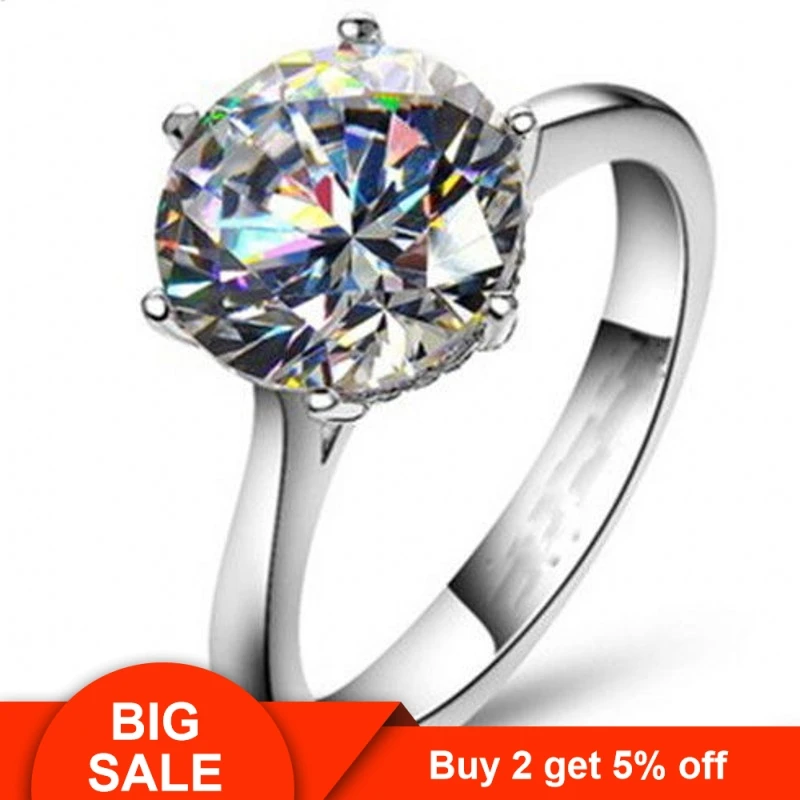 Женский и мужской набор обручальных колец choucong обручальное кольцо из