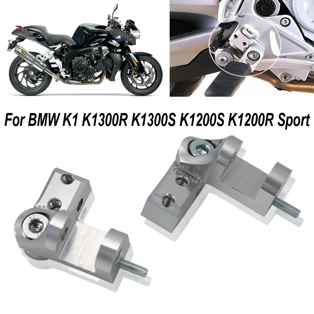 

For BMW K1 K1300R K1300S K1200S K1200R K1200R Sport K 1300 S R K 1200 R NEW Motorcycle Foot peg Passenger Footpeg Lowering Kit