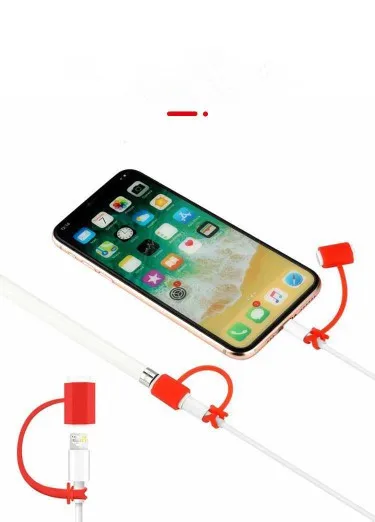 Мягкий силиконовый чехол для Apple Pencil совместимый со стилусом планшета iPad