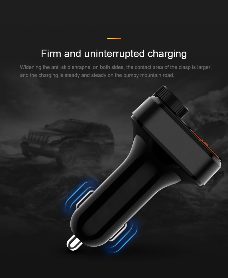 PATCHSKY беспроводной громкой fm-передатчик Bluetooth 5,0 Поддержка Micro SD карты/U диск для бас музыки USB зарядное устройство для автомобиля комплект
