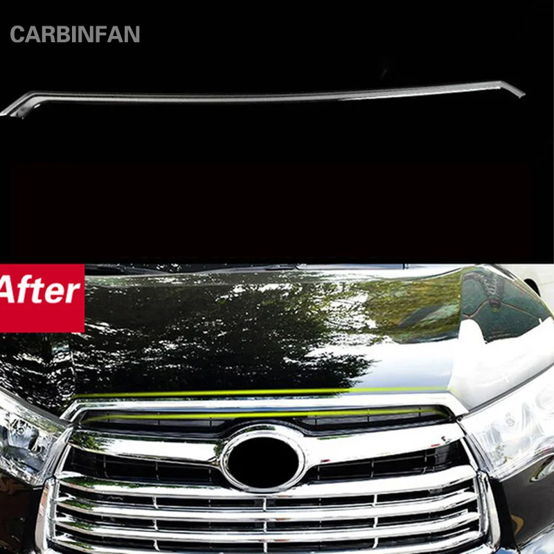 Аксессуары подходят для Toyota Highlander Kluger 2014 2015 2016 передняя крышка капота полоса