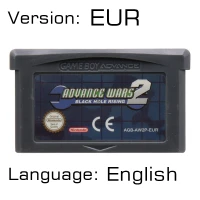 32 бит видеоигры картридж Консоли Карты для nintendo GBA Advance Wars - Цвет: Advance Wars 2 EU