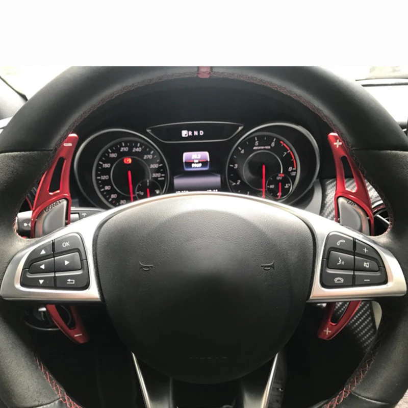L авто руль из алюминиевого сплава для Benz New AMG A45 C63 S63 GLA45 2015-2019 | Автомобили и