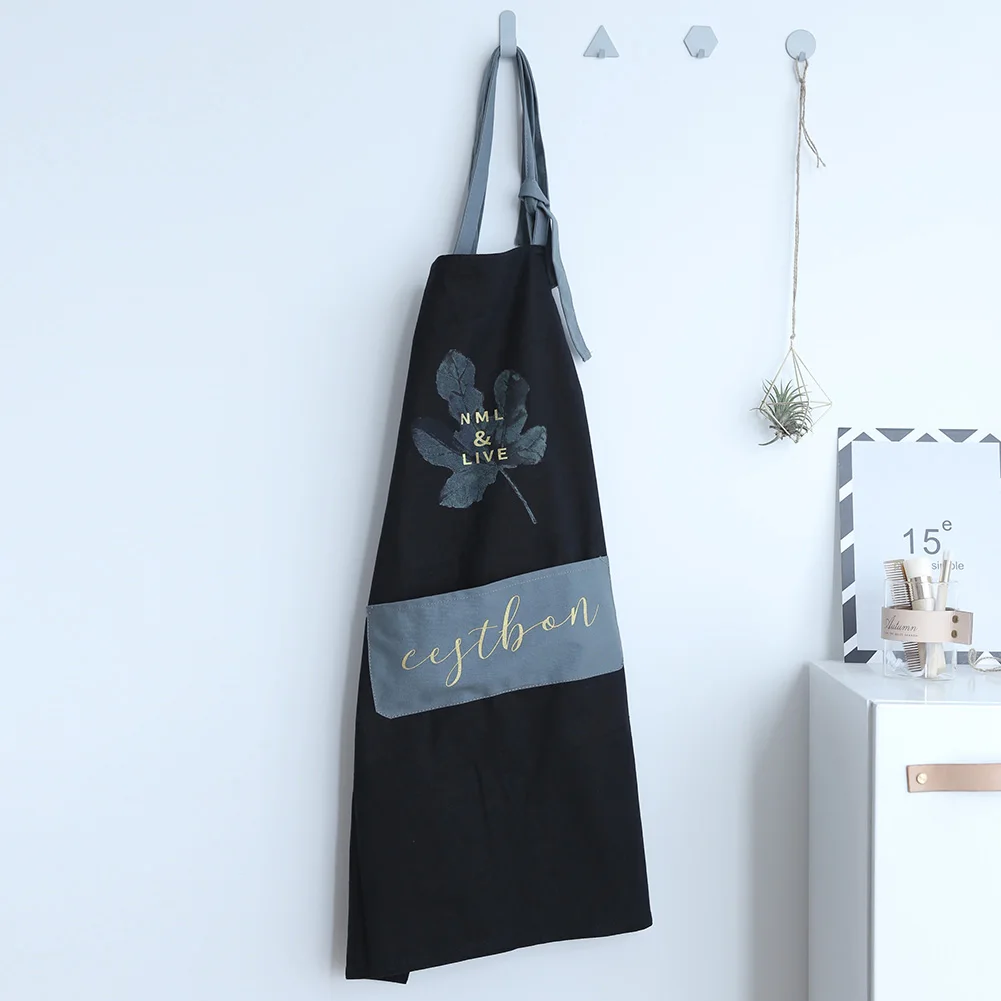 

Kitchen Cotton Apron Coffee Shops And Restaurant Work Apron Kitchen Cooking Baking Aprons For Woman Or Man Home Cleaning Tools