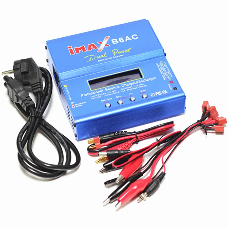 Балансирующее зарядное устройство 1S 3 7 V 6S 22 2 80W профессиональное iMAX B6 AC B6AC Lipo NiMH 3S
