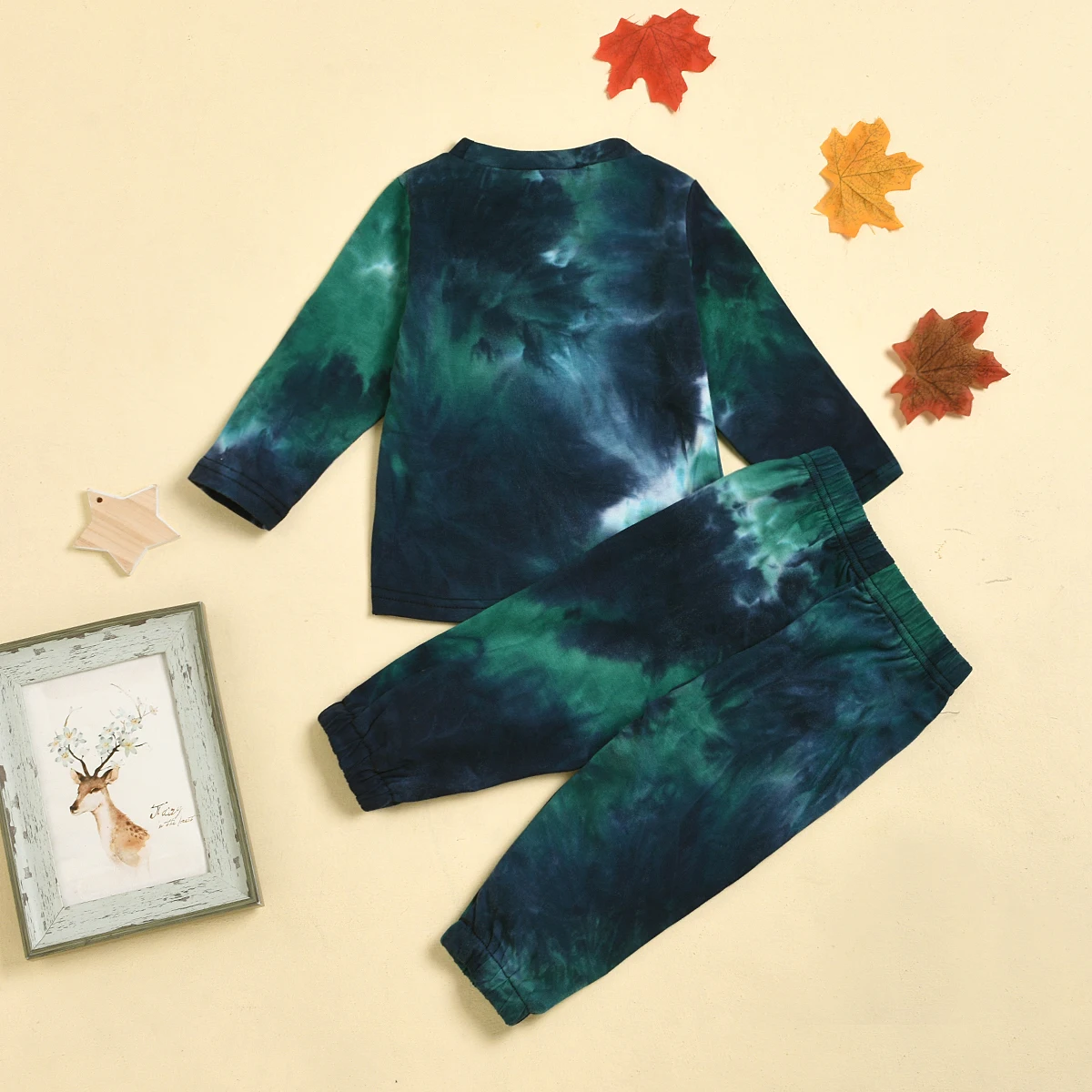 Осенний детский комплект одежды для мальчиков резинки девочек весенний пуловер