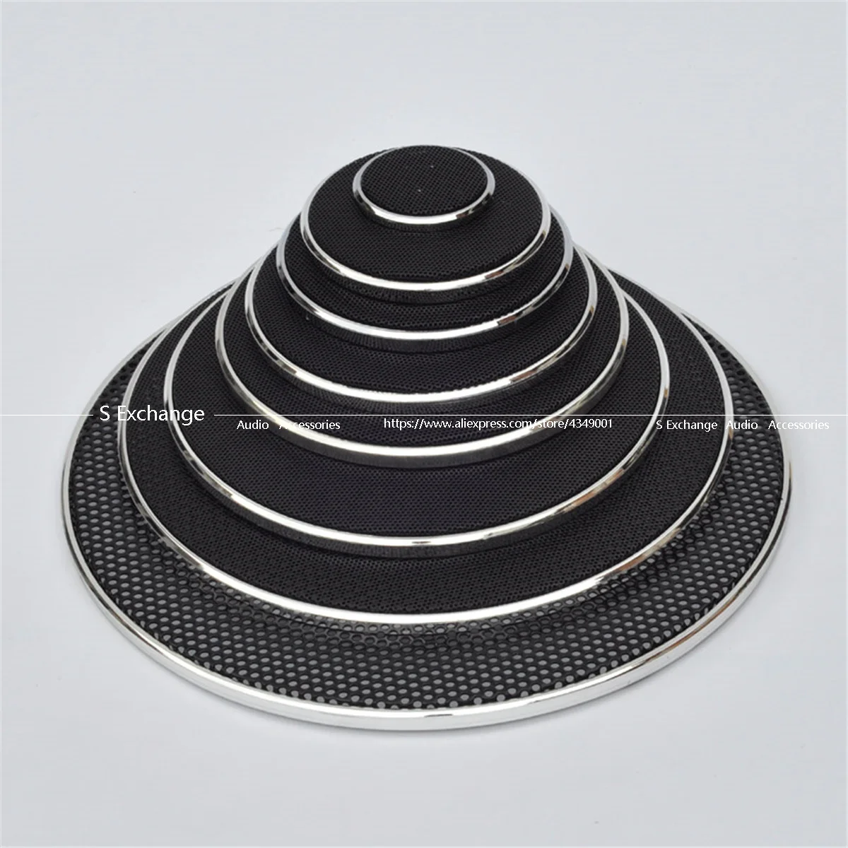 

2pcs/ 2/3/4/5/6.5/8/10 inch Loudspeakers with Screws Mesh Cover Protective