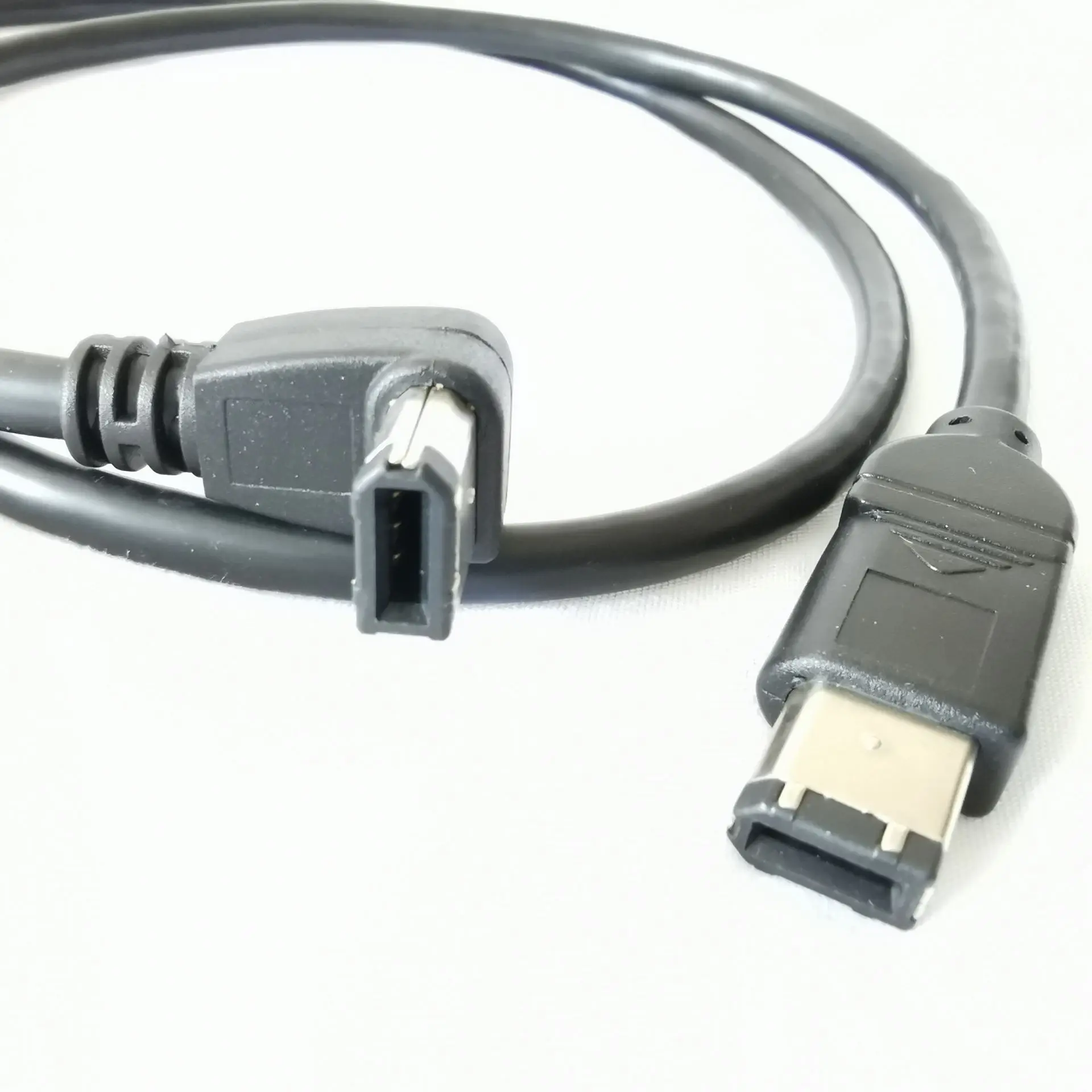 

1394 FireWire Straight head 6pin to 90 Degree Angle 6p data cable 100cm