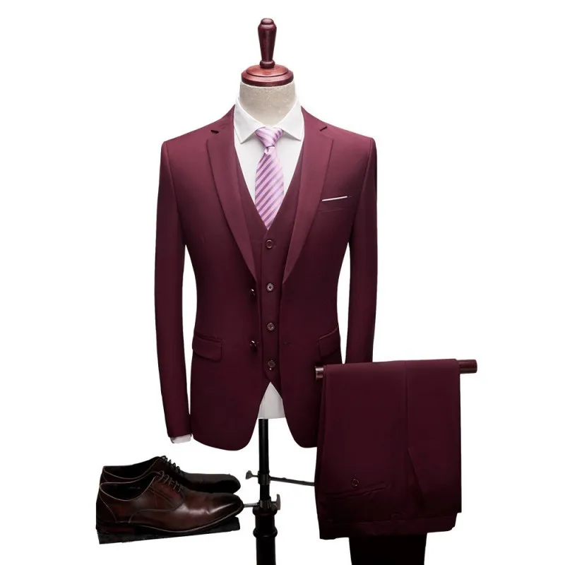 Новинка модные твидовые мужские свадебные костюмы смокинги для жениха с двумя