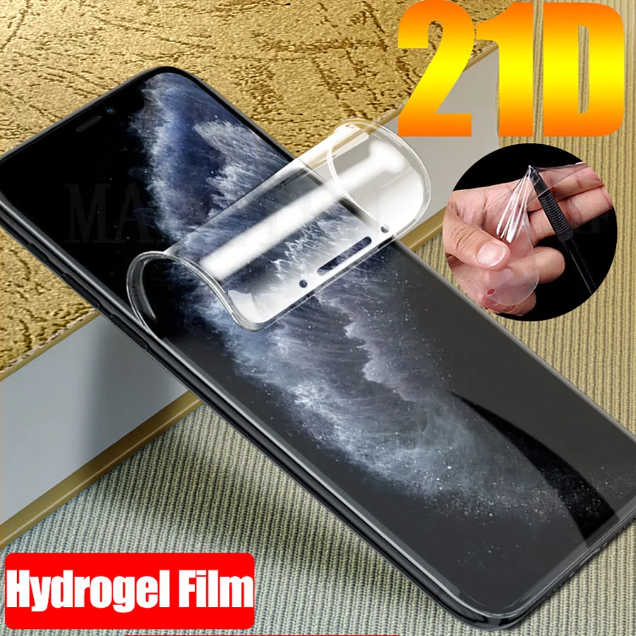 6D мягкая Гидрогелевая силиконовая ТПУ пленка для apple iphone 11 Pro XS Max XR iphone X 7 8 Plus Защитная Гидрогелевая пленка