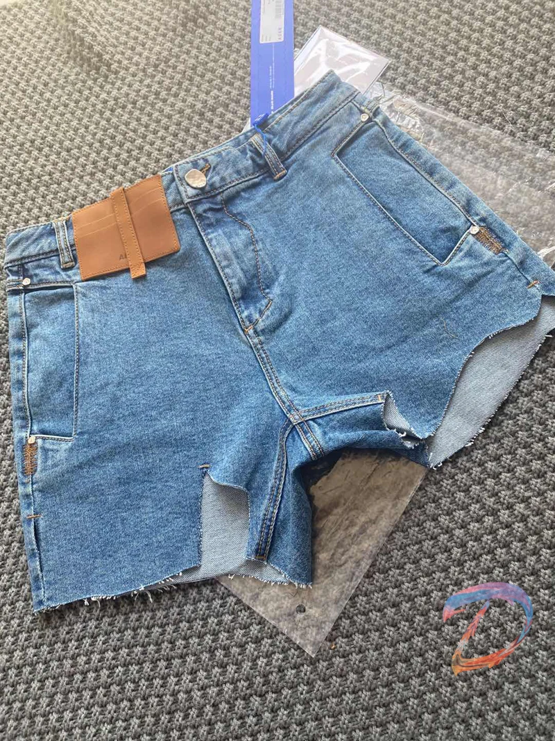 

Summer Korean ADER ERROR Authentic Irregular Denim Shorts High Quality Metal Zipper Adererror Fashion Casual Hip Hop Short Pants
