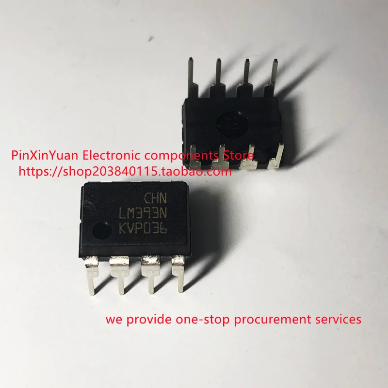 10 шт./лот новый оригинальный LM393 LM393P LM393N двойное напряжение компаратора DIP 8 в