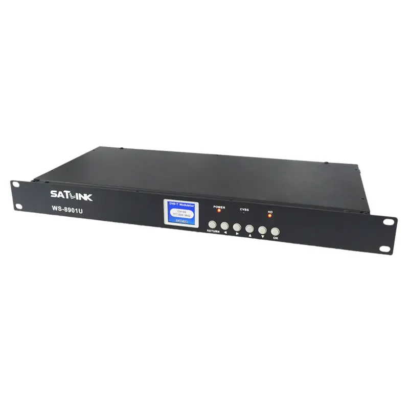 SATLINK Профессиональный DVB T модулятор WS 8901U SATLink в 19 &quotстеллаж для выставки
