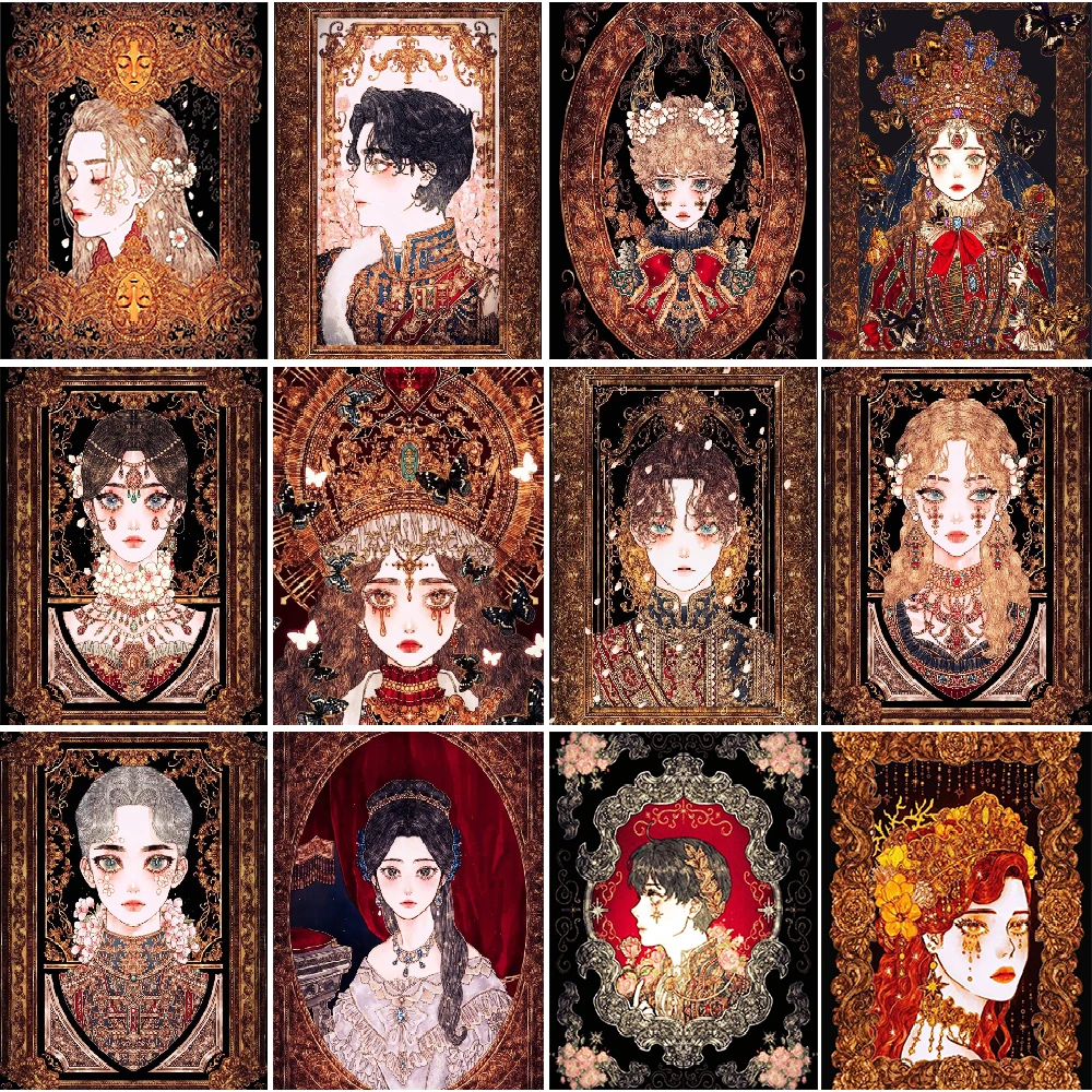 

KAMY YI Boutique Hot Sale Lolita Cartoon Diamond Painting Cross Stitch 5D Diy Embroidery Mosaic European Home Decoratio