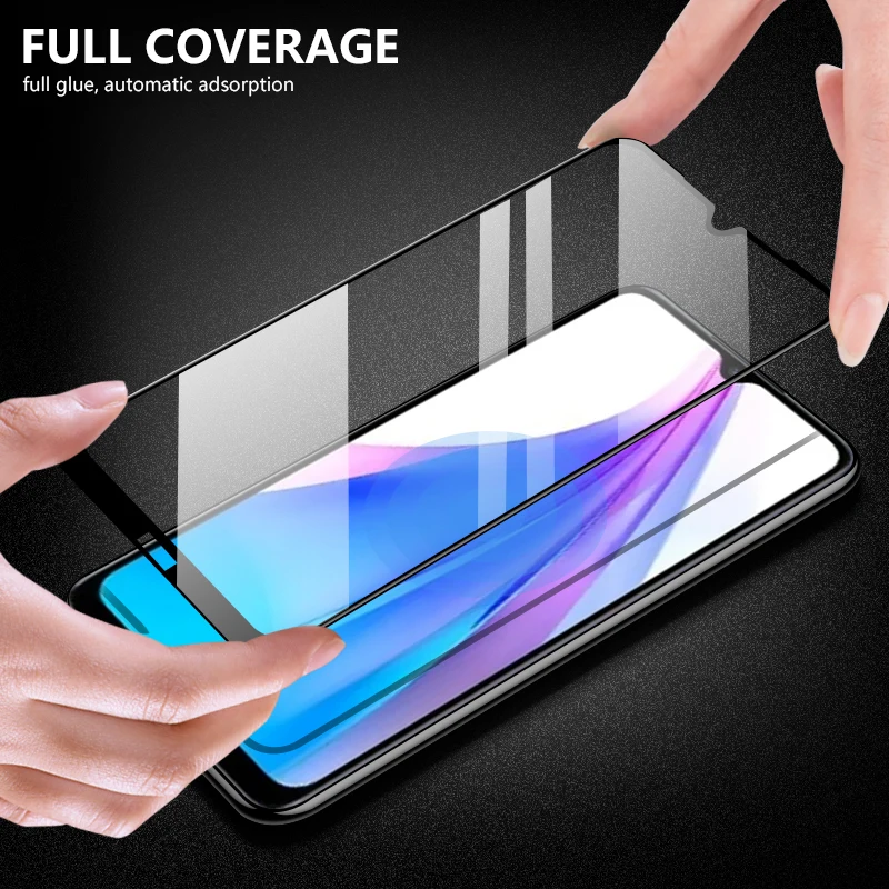 3 шт. полностью наклеиваемая поверхность стекла для xiaomi redmi note 8t защита для экрана CHYI,, полное покрытие, защитный чехол для redmi note 8t стекло