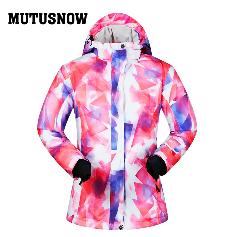 Новинка 2020 Толстая Теплая Лыжная куртка для женщин водонепроницаемая