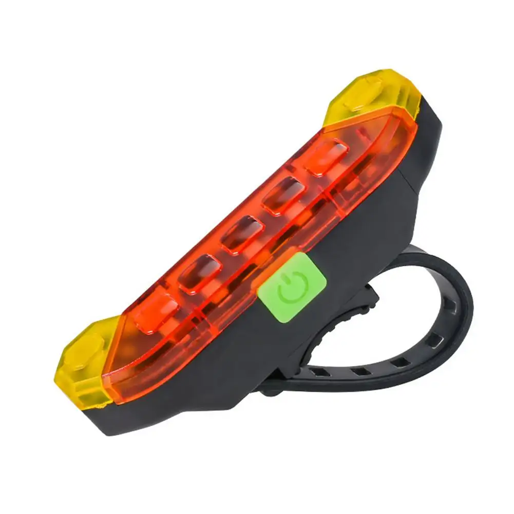 

Задний Фонарь велосипедный портативный с зарядкой от USB, 5 + 2SMD