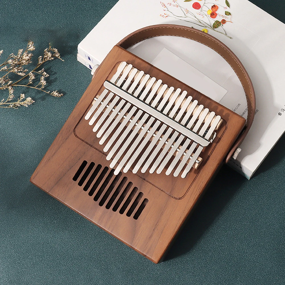 

17 Keys Wooden Kalimba 17-Key African Thumb Finger Piano Mini Kalimba Portable Musical Instrument Gift for Beginner Musical Gift