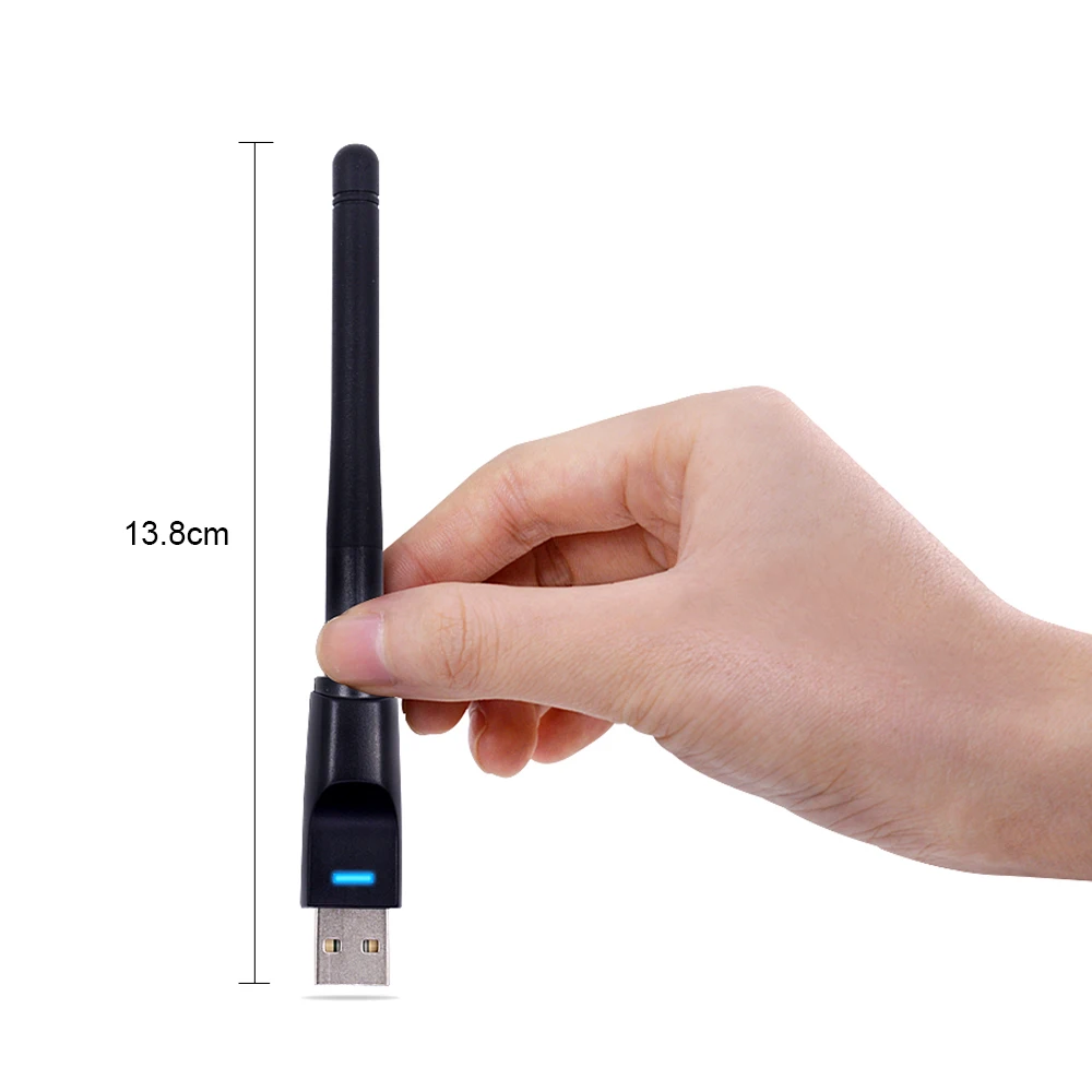 CHIPAL 10 шт. USB Wi-Fi адаптер 150 Мбит/с беспроводная сетевая карта LAN антенна приемник