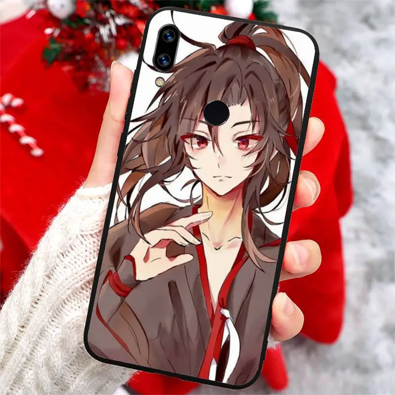 

Mo Dao Zu Shi handsome man Anime Phone Case For Xiaomi Redmi note 7 8 9 t k30 max3 9 s 10 pro lite