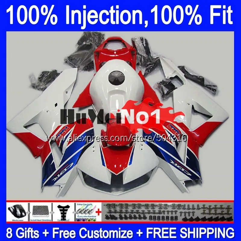 

Инъекция для HONDA CBR600RR CBR 600RR 600 RR Белый Красный 2013 2014 2015 2016 2017 108MC. 13 CBR600 RR F5 13 14 15 16 17 обтекатель