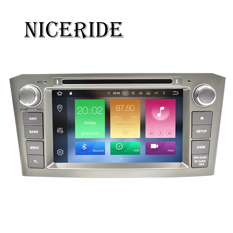 Автомобильный DVD плеер на Android 9 0 с GPS навигацией для Toyota Avensis 2002 2008 T25