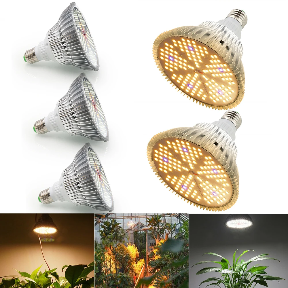 5pcs/lot 150 LED Grow Light Full Spectrum Plant Growing Lamp Fitolamp Led Bulb for Indoor Growbox Flower Seedling Lights