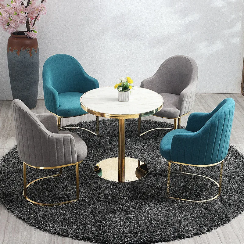 

Modern Golden Iron Metal Velvet Royals Dining Chair Coffee Living Room Chair Hall Garden Study Princess Prince Chairs Furniture