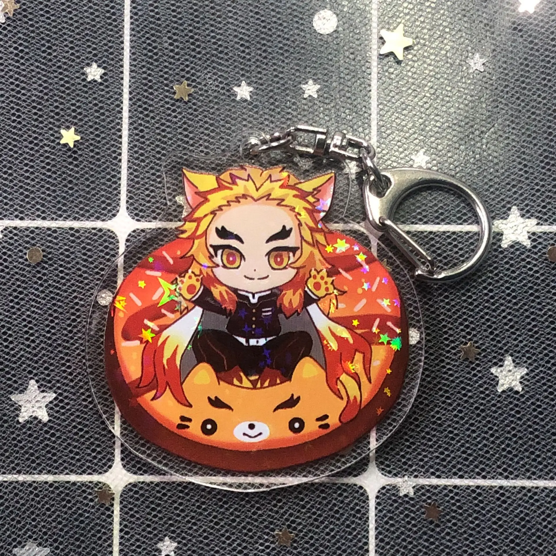 Аниме Demon Slayer Kimetsu no Yaiba аксессуары для косплея милый Hashibira Kamado Tanjirou брелок