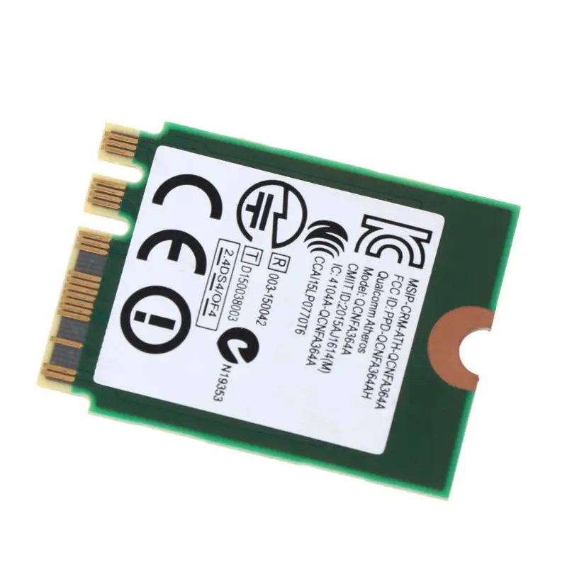 Killer 1535 1525 QCNFA364A AC M.2 NGFF WIFI Card Wireless Adapter Converter for MSI GT72/GS60/GE62/GE72/PE60 Dell Alienware | Компьютеры и