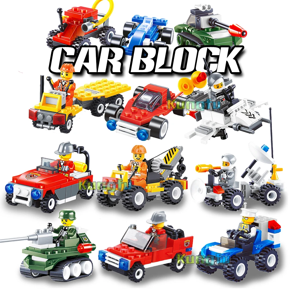 Танк самолет автомобиль строительные блоки кирпичики город Военная серия