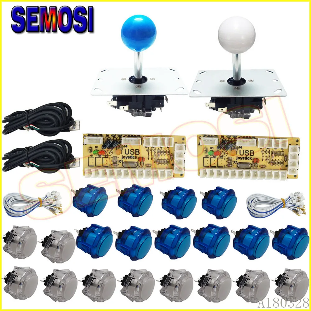 Комплект аркадных джойстиков с нулевой задержкой и кнопок USB кодировщик кнопка