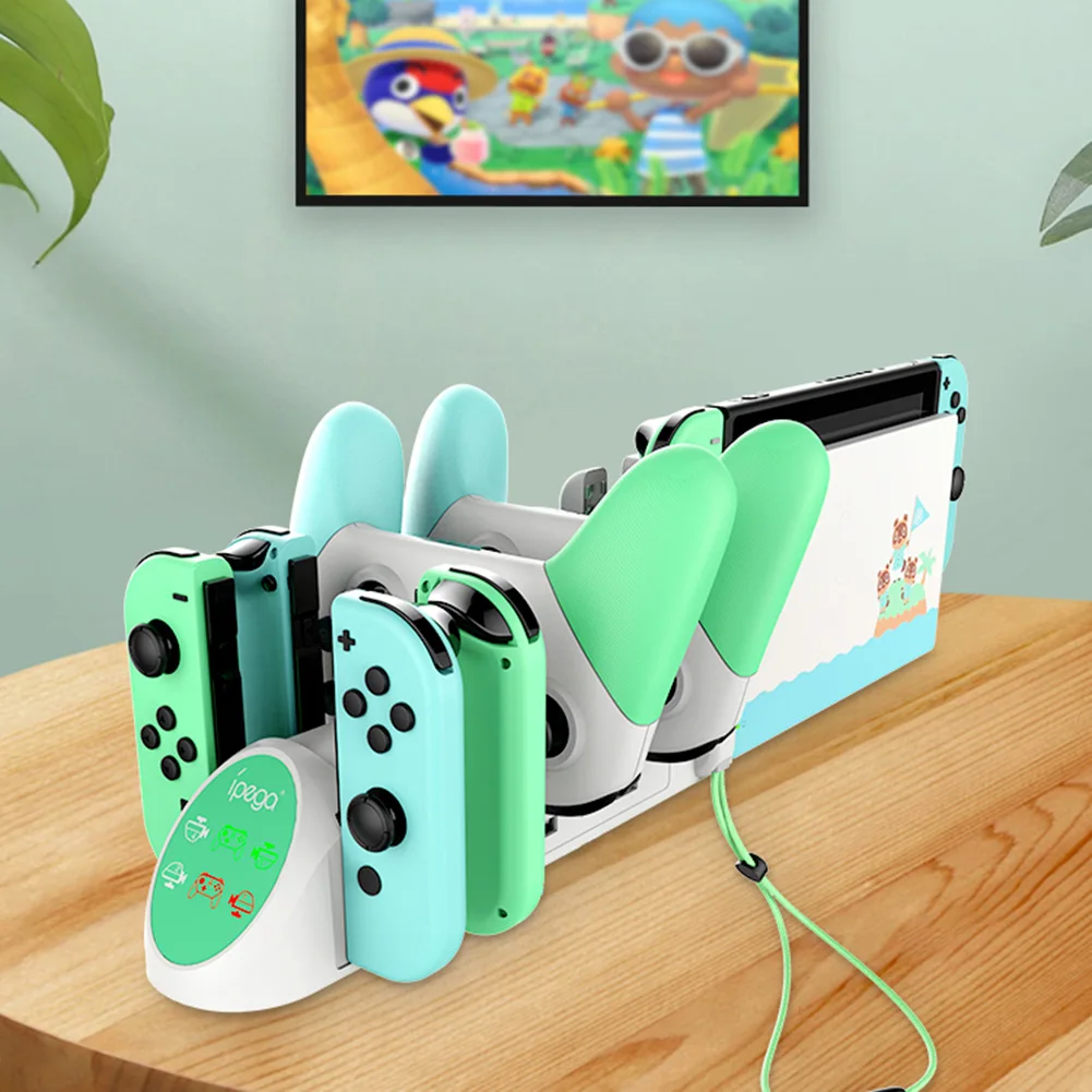 Зарядная док-станция Ipega PG-9187 6 в 1 подставка для Nintendo Switch Joy-Con Pro дисплей режиме