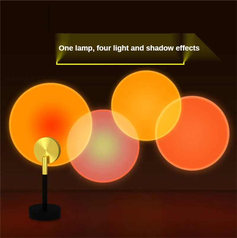 

Sunset Light Sunset Projection Lamp Creative Photo Photography Afterglow Props Bedroom Decor Night Lights for Room Wall Decor